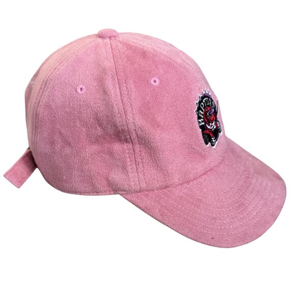 Mitchell & Ness Toronto Raptors‎ NBA Strapback Hat Adjustable Faux Suede Pink - Picture 4 of 10